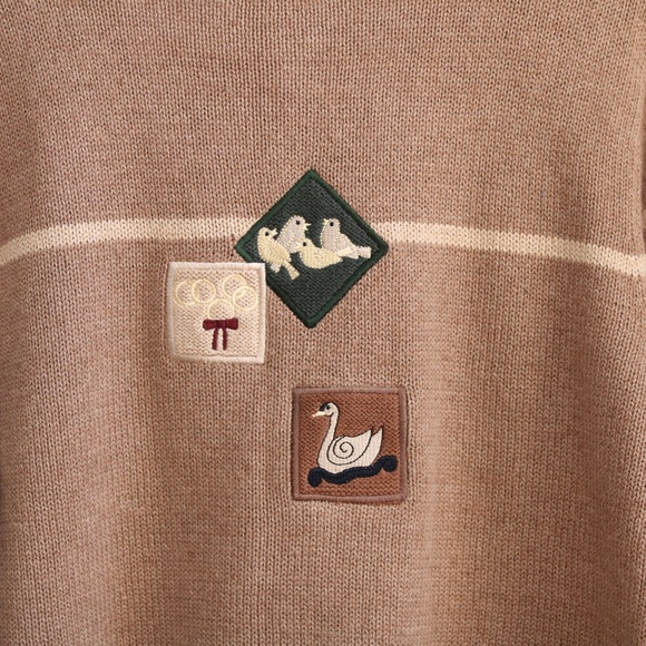 Christopher & Banks VTG 12 Days of Christmas Embroidered Cardigan Sweater Medium - Picture 4 of 6